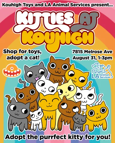 Kouhigh Toys Flyer with information the event.